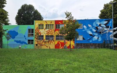 UN MURALE ALLA SCUOLA DELL’INFANZIA